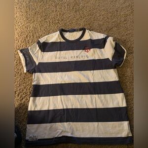 Ralph Lauren Classic Navy and White Tee